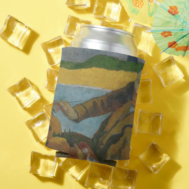 Porta-lata Paul Gauguin Vincent van Gogh pintando girassóis (Verão in situ)