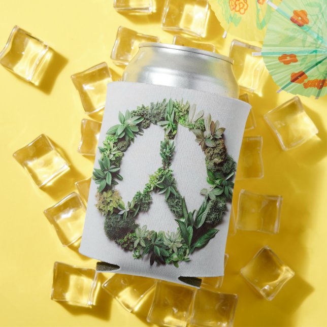 Porta-lata Paz verde (Verão in situ)