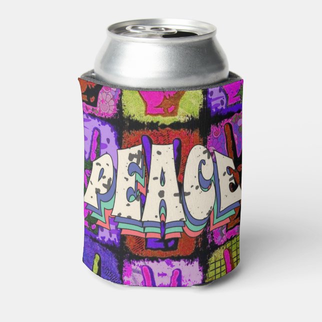 Porta-lata Peace Can Cooler (Can Back)