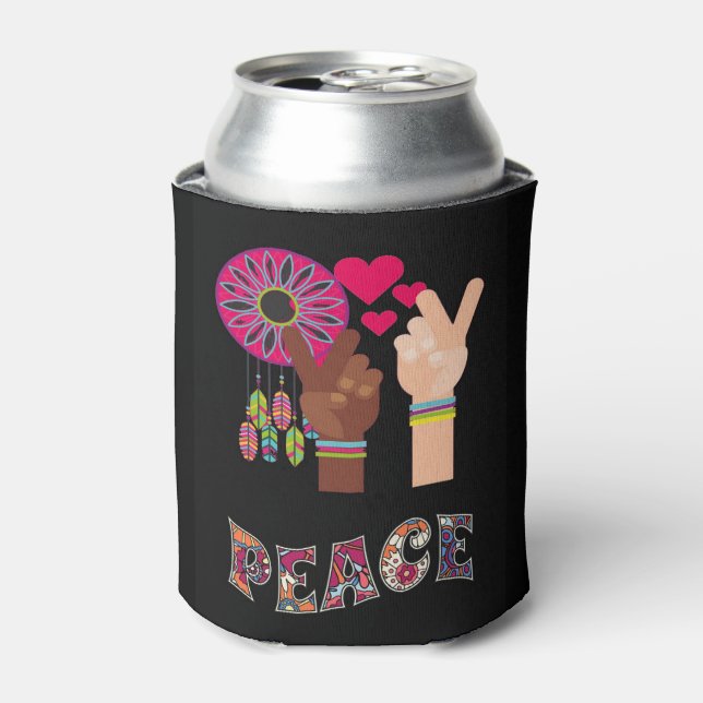 Porta-lata Peace Can Cooler (Can Front)