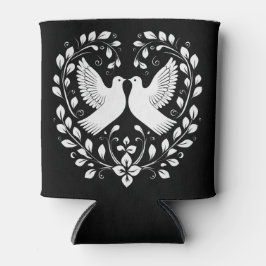 Porta-lata Peace Doves