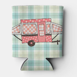 Porta-lata Peach Poka dot Popup