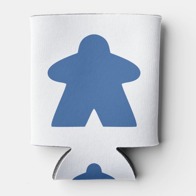 Porta-lata Peça de jogo de Conselho azul (Frente)