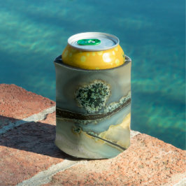 Porta-lata pedra dentro a semirprecioso