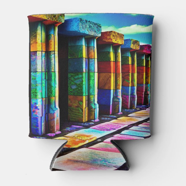 Porta-lata Pedras Psicodélicas (Frente)