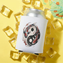 Peixes Koi Japoneses Yin e Yang