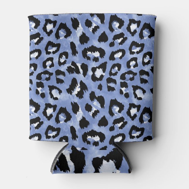 Porta-lata Pele Animal Allure: Watercolor Leopard (Frente)