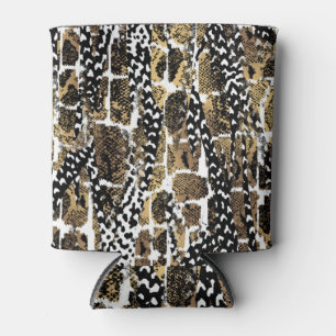 Porta-lata Pele de abstrato animal: Design artístico