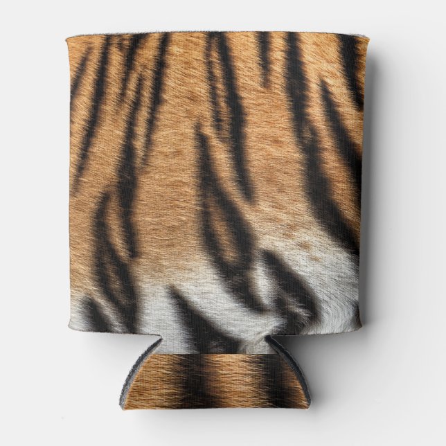 Porta-lata Pele Tiger: Abstrato de Textura Real (Frente)