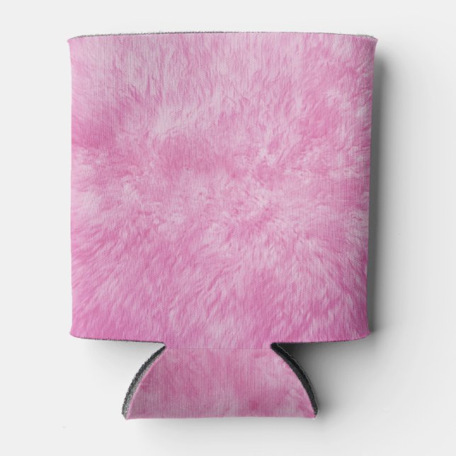 Porta-lata Peles cor-de-rosa Francês pode arrefecer (Frente)