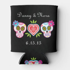 Porta-lata Peles e flores de açúcar podem arrefecer