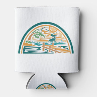 Porta-lata Pelican on Island Ocean Pier