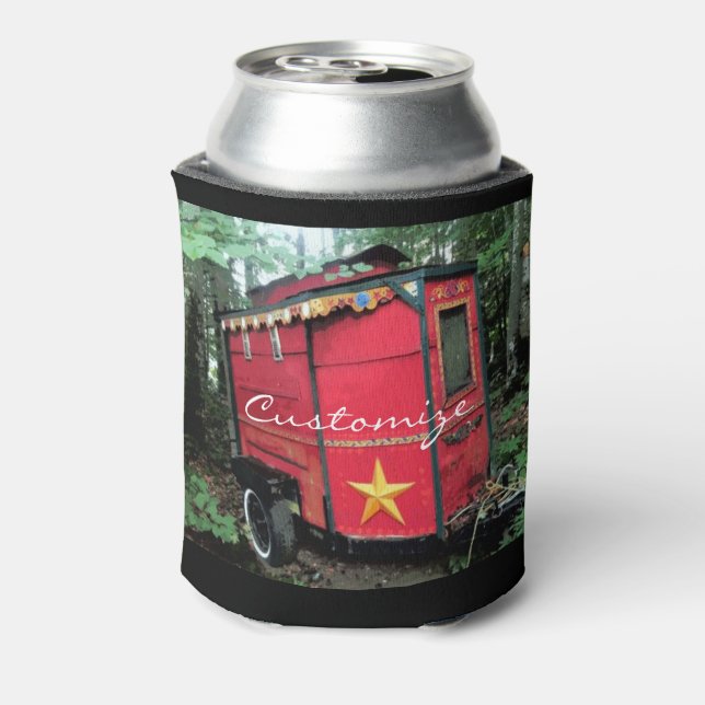 Porta-lata Pequena caravana cigana personalizada (Can Back)