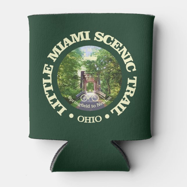 Porta-lata Pequeno Caminho Cênico de Miami (ciclismo c) (Frente)