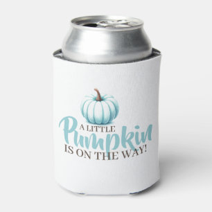 Porta-lata Pequeno Chá de fraldas Azul de Abóbora Cooler