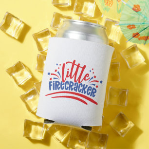 Porta-lata Pequeno Firecracker 4 de julho