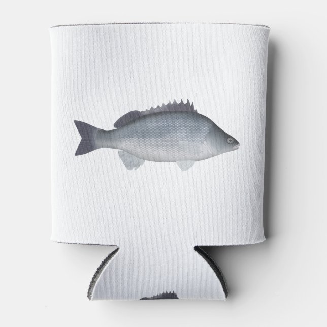 Porta-lata Perca Prateada (Frente)