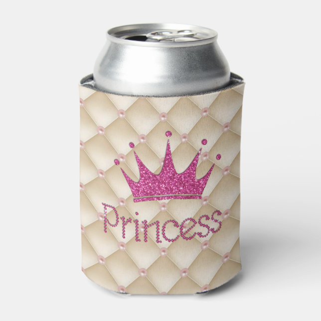 Porta-lata Pérolas Charmosas e Elegantes, Tiara, Princesa, Br (Can Front)