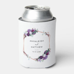 Porta-lata Personalização de Casamento Botânico Floral