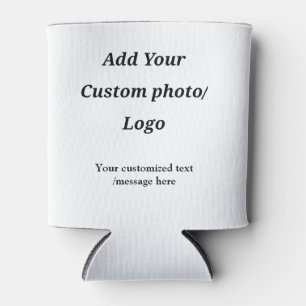 Porta-lata personalizado adicione seu logotipo de foto ao seu