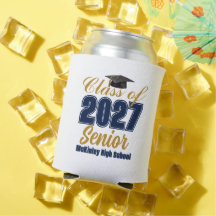Personalizado Azul Marinho Dourado Turma de 2027 S