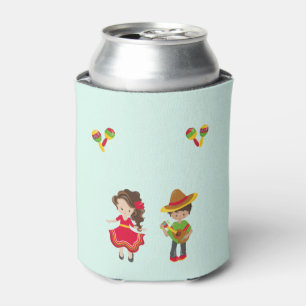 Porta-lata Personalizado de Cinco de Mayo Mariachi Music Danc