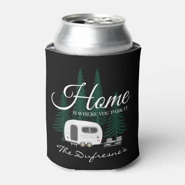 Porta-lata Personalizado "Home Is Where You Park It" (Can Front)