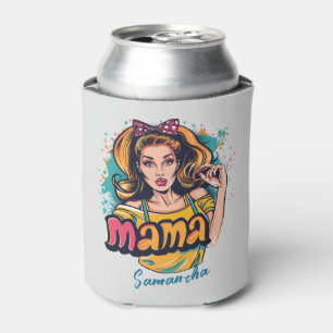 Porta-lata Personalizado Retro Mama Pop Art (10)
