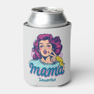Porta-lata Personalizado Retro Mama Pop Art (11)