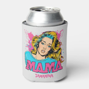 Porta-lata Personalizado Retro Mama Pop Art (20)