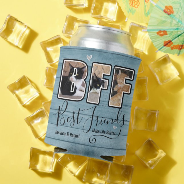 Porta-lata Personalizar os melhores amigos torna a vida uma f (Verão in situ)