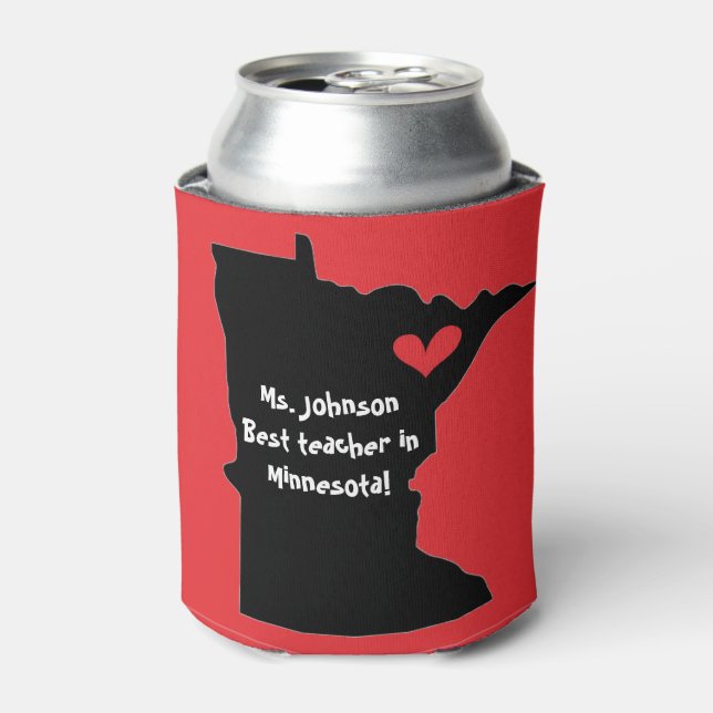 Porta-lata Personalizável Pode Resfriar, Melhor Professora (Can Front)