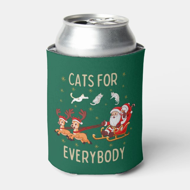 Porta-lata Personalize Este Design: Gatos para Todos (Can Front)