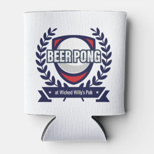Porta-lata Personalize Este Logo de Beer Pong