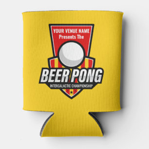 Porta-lata Personalize Este Logo de Beer Pong