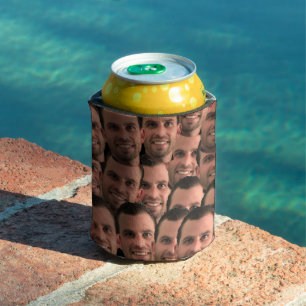 Porta-lata Personalized Face Picture Unique Photo
