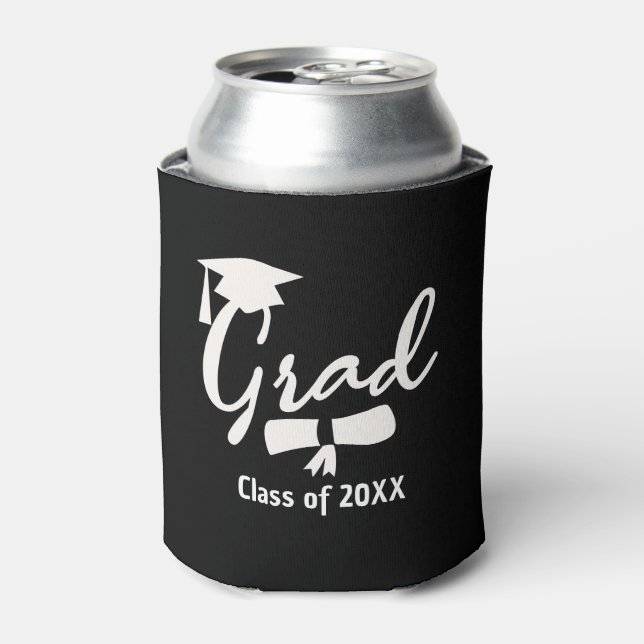 Porta-lata Personalized Graduation Beer Cooler, Custom Year  (Can Front)