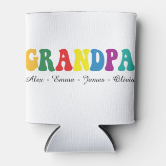 Porta-lata Personalized Grandpa Gift with Grandkids’ Names