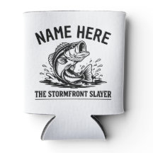 Personalized Name Classic Bass Fishing Storm