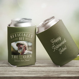 Porta-lata Personalized Retiree Party Favor Retirement Photo 