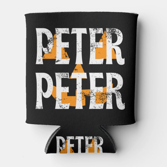 Porta-lata Peter Fall Season Pumpkin (Frente)