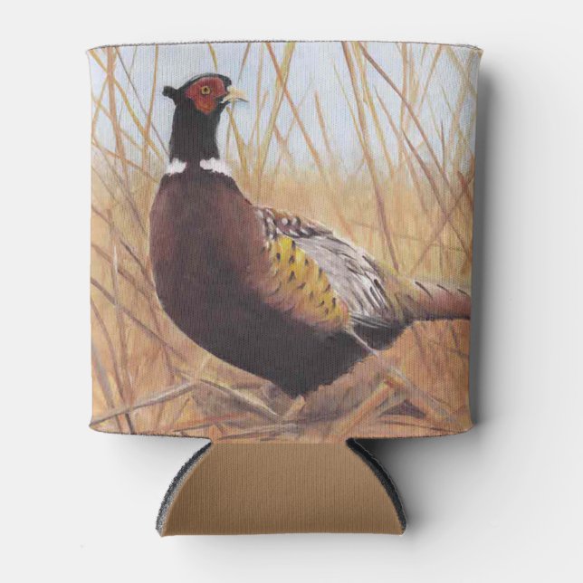 Porta-lata Pheasant Bird Art Can Cooler (Frente)