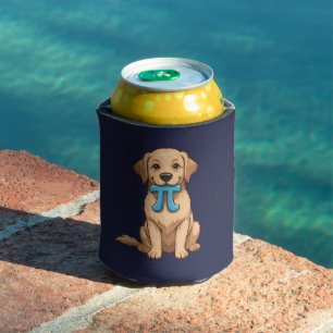 Porta-lata Pi Day Dog Com Símbolo Pi Matemática Pi Cuta
