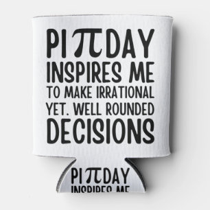 Porta-lata Pi Day Engraçado