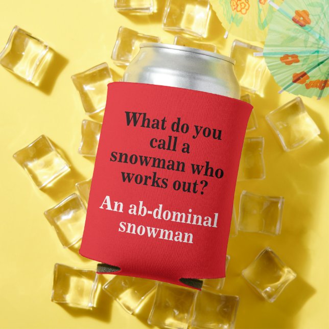 Porta-lata Piada de Pai de Natal legal (Verão in situ)