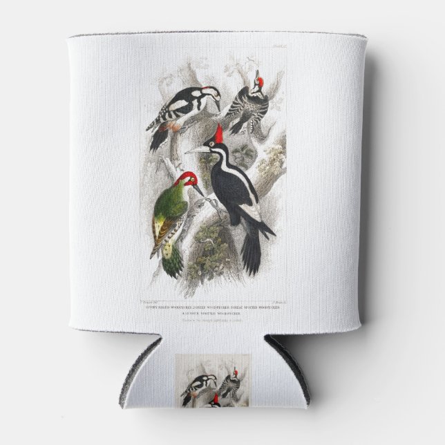 Porta-lata Pica-pau, Pica-Pau Verde, Pássaro-Pica-Pau (Frente)