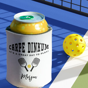 Porta-lata Pickleball Carpe Dinkum Citação Personalizada Nome
