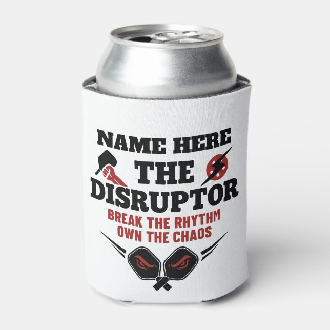 Porta-lata Pickleball Personalized Name The Rally Wrecker  (Can Front)