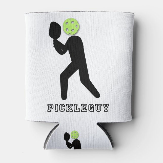 Porta-lata Pickleguy para ventiladores de picleball (Frente)