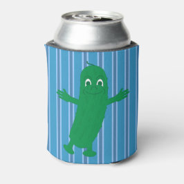 Porta-lata Picles Azul Divertido e Rico